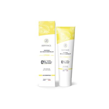 Dentifrice pâte « les essentiels » citron + brosse a dents en bambou offerte 1