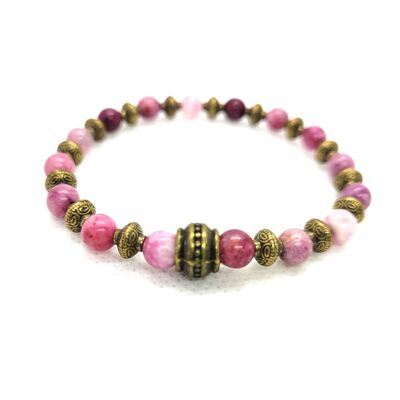 Pulsera chic_hemimorfita_rosa