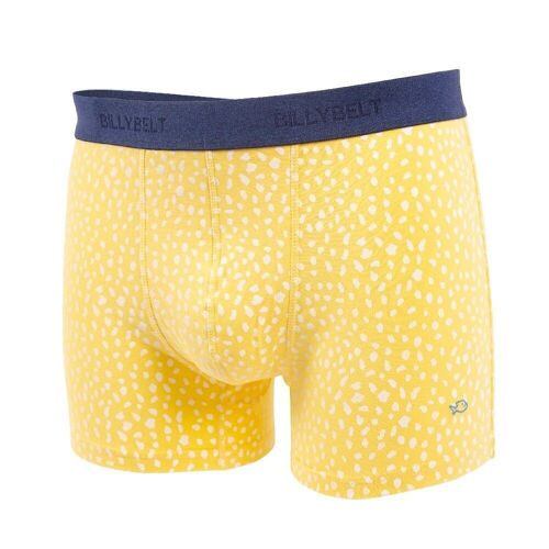 Boxer en coton biologique Yellow savage