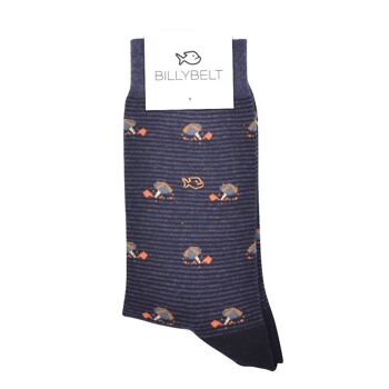 Chaussettes coton à motifs Bali 1