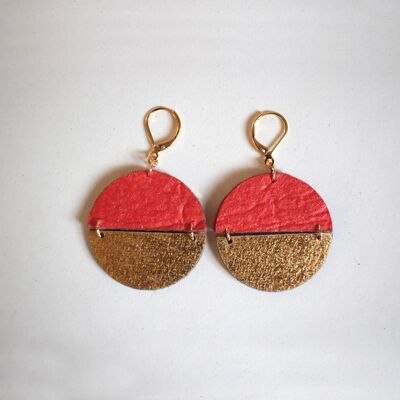 Boucles d'oreilles Indira Paprika