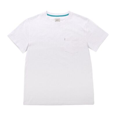 Authentisches T-Shirt aus 100 % Bio-Baumwolle – Weiß