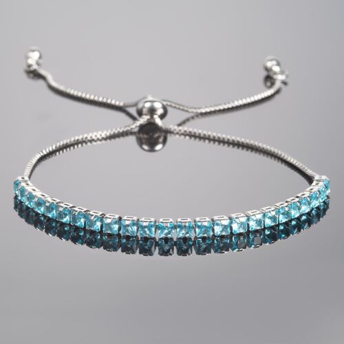 Adjustable Light Blue Bracelet for Women