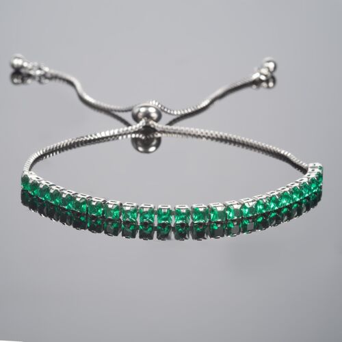 Adjustable Green Bracelet for Women