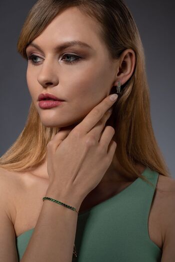 Bracelet Vert Ajustable pour Femme 4
