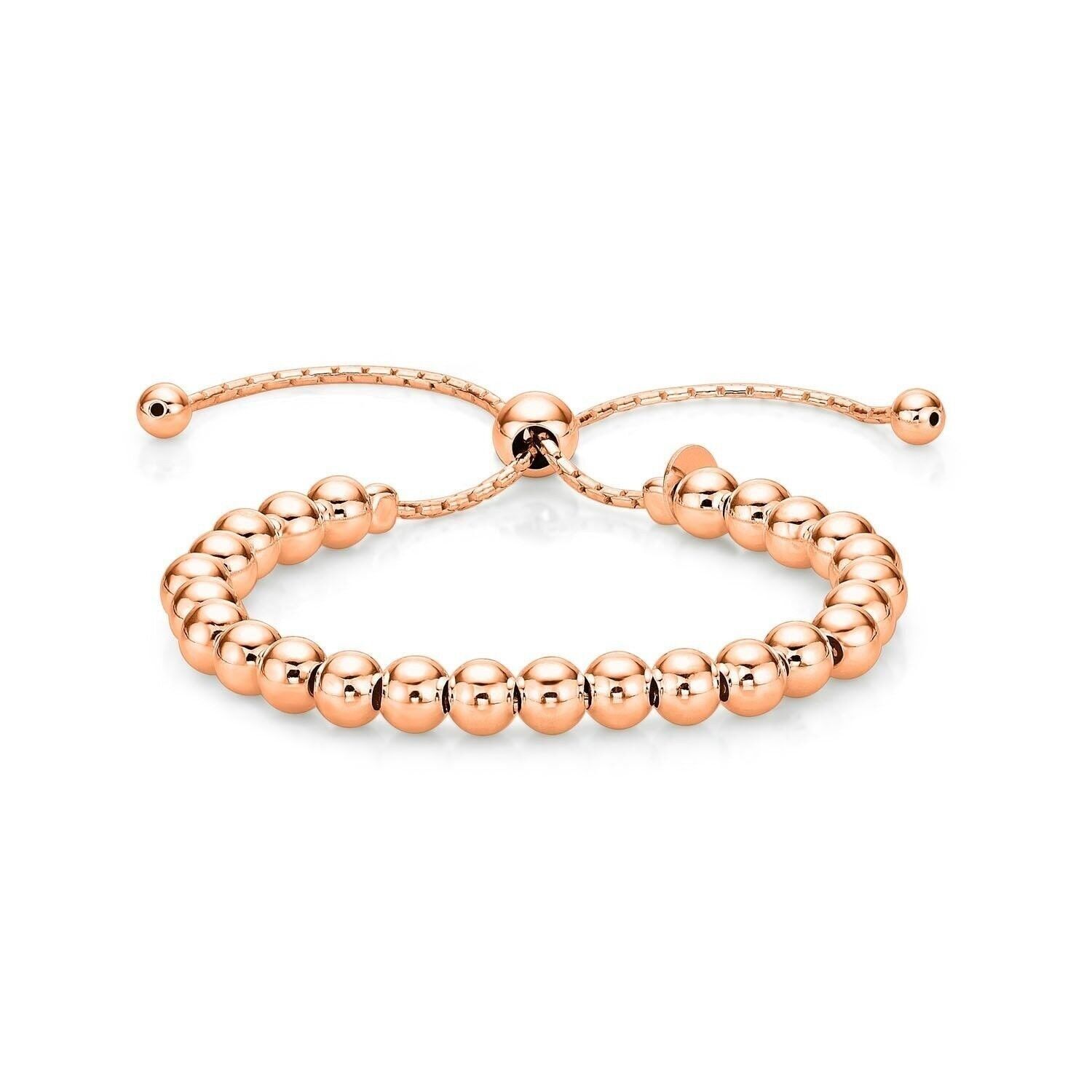 Rose Gold Plated Ball Bracelet for Women