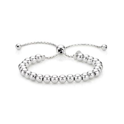 925 Sterling Silver Ball Bracelet for Women