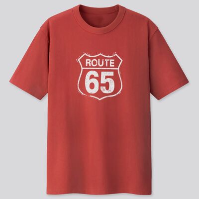 ROUTE 65 - t-shirts - red