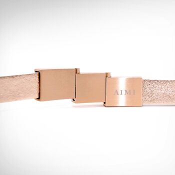 Fabriqué à la main en Allemagne | FORFAIT BANDIES® | 12x bracelet en cuir premium pour femme 3