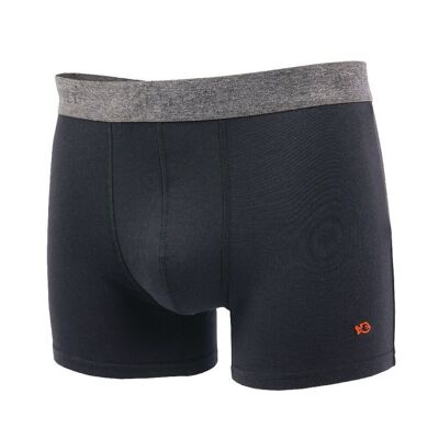 Boxer coton bio  Noir