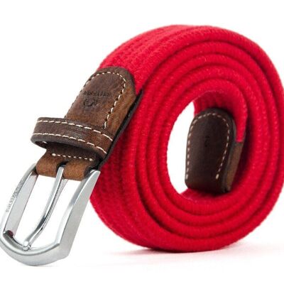 La Club Piment elastic braided belt
