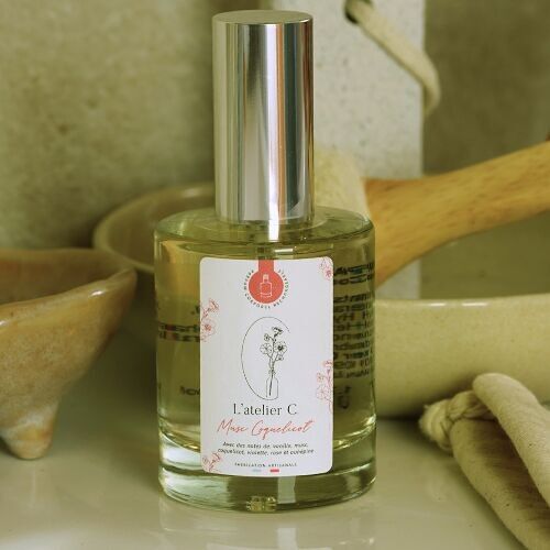 Parfum Corporel 50ml - Musc Coquelicot - Parfums de Grasse
