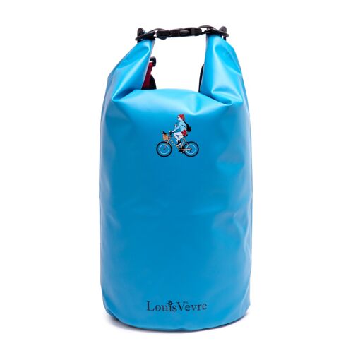 SAC TUBE CITY ARTISTIC 10L bleu-dame à vélo