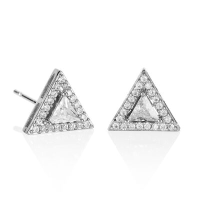 Trillion Stud Earrings for Women