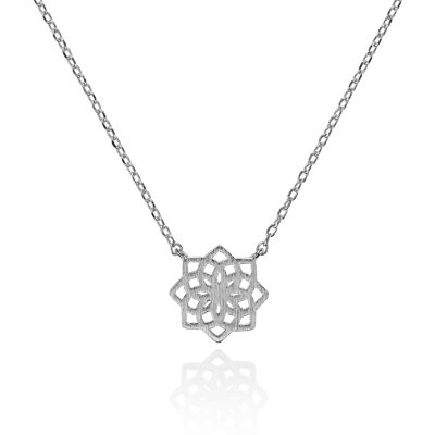 Collana con ciondolo mandala da donna