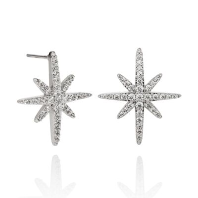 Orecchini Stella Polare con Cubic Zirconia