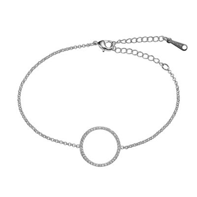Circle Bracelet with Cubic Zirconia