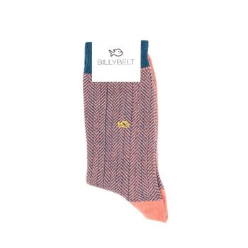 Chaussettes coton Chevrons Roussillon 1