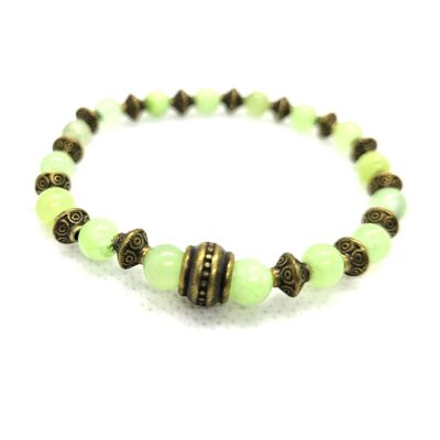 Chic_prehnite bracelet