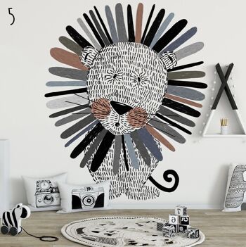 Papier peint Lion 200 cm x 170 cm 5