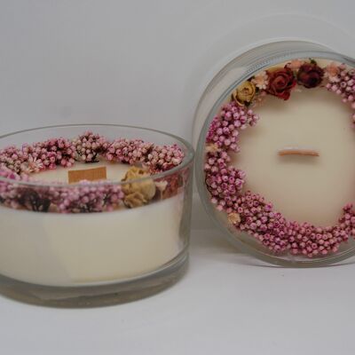 Handmade scented natural candle