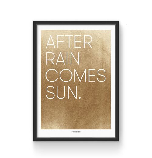 Art Print "After Rain comes the Sun", A4