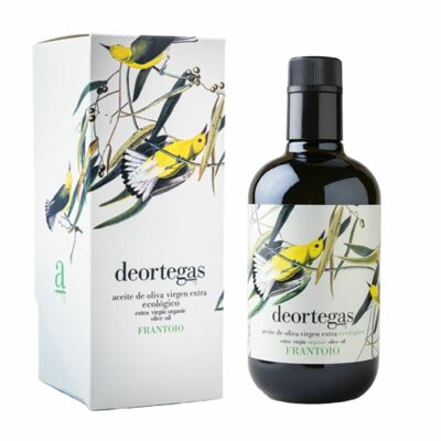 Olio extravergine di oliva biologico Frantoio 500 ml Deortegas Gourmet