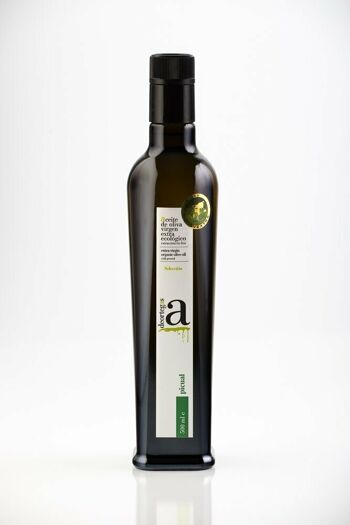 Bouteille avec étui 100% carton recyclé Arbequina Huile d'Olive Extra Vierge 500 ml 3