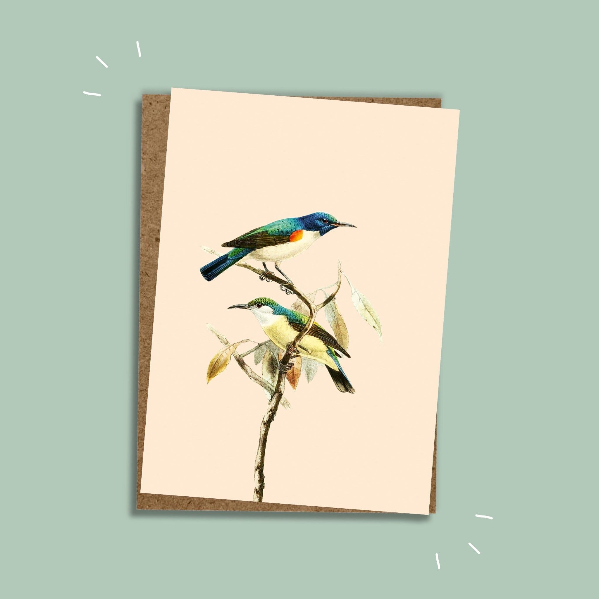 Biglietto di auguri Blu