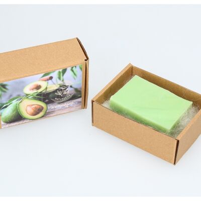 Avocado soap in a gift box