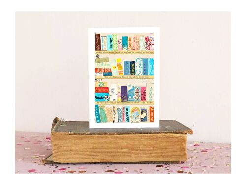 Pretty Bookcase Card