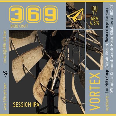 Vortex - DDH Session IPA en barrica de 30l