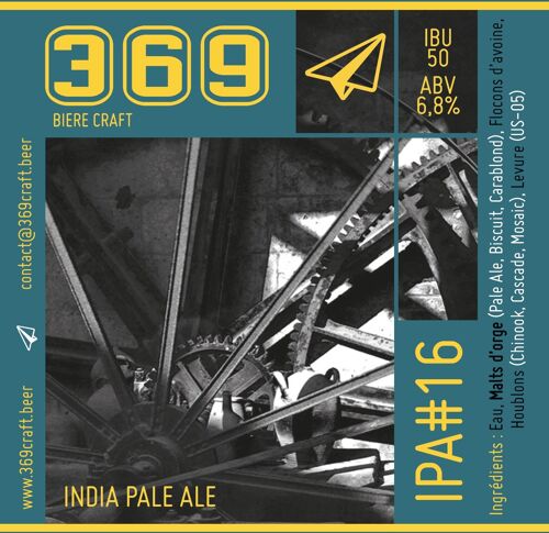 IPA#16 - DH India Pale Ale in 30l cask