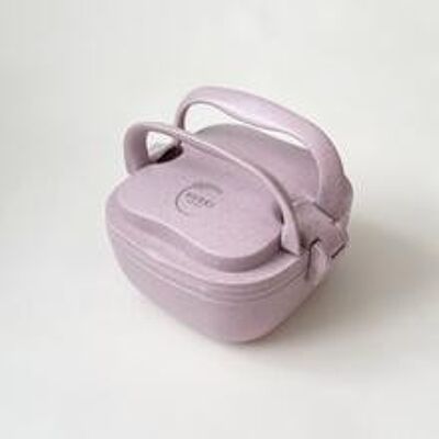 Huski Home sustainable rice husk lunchbox in Lilac