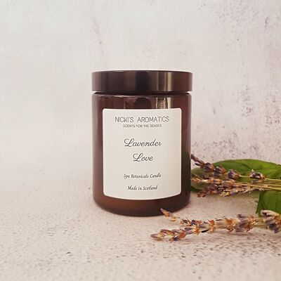 Lavendelliebe - Schlaf - Aromatherapie-Kerze