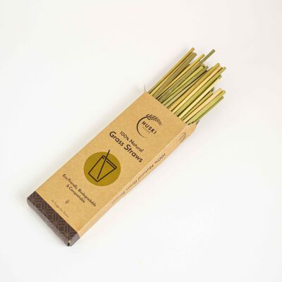 Biodegradable Grass Drinking Straws 100% Natural