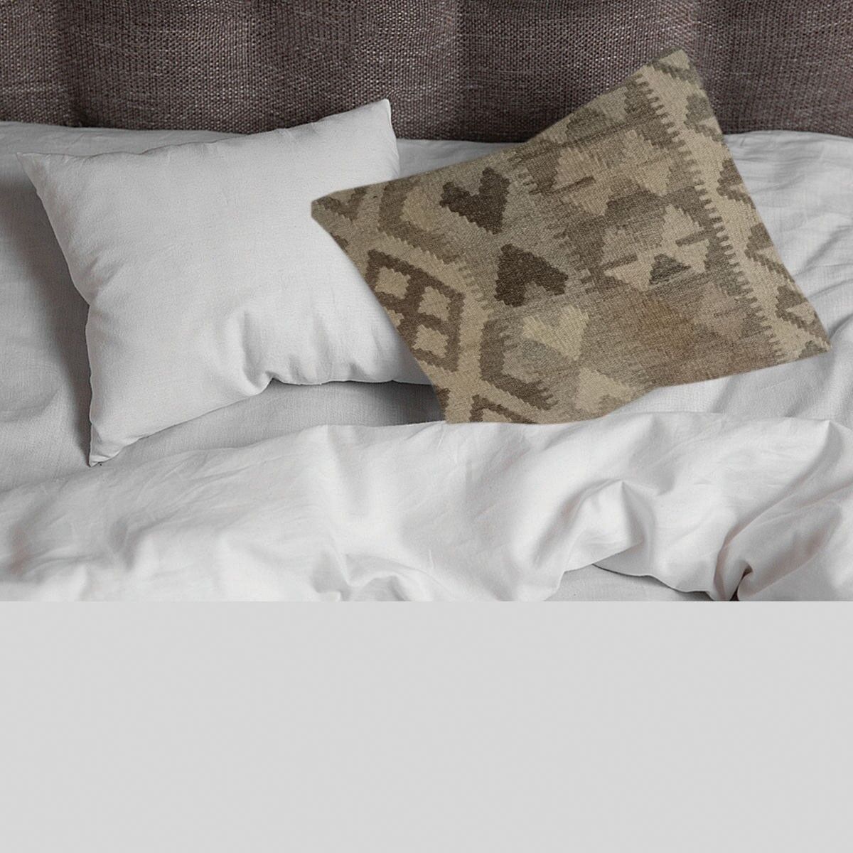 Fodera per cuscino Kilim Stonewall intrecciata a mano