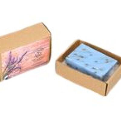 Lavender soap in a gift box