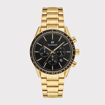 Valmont Companion Chrono, noir / or