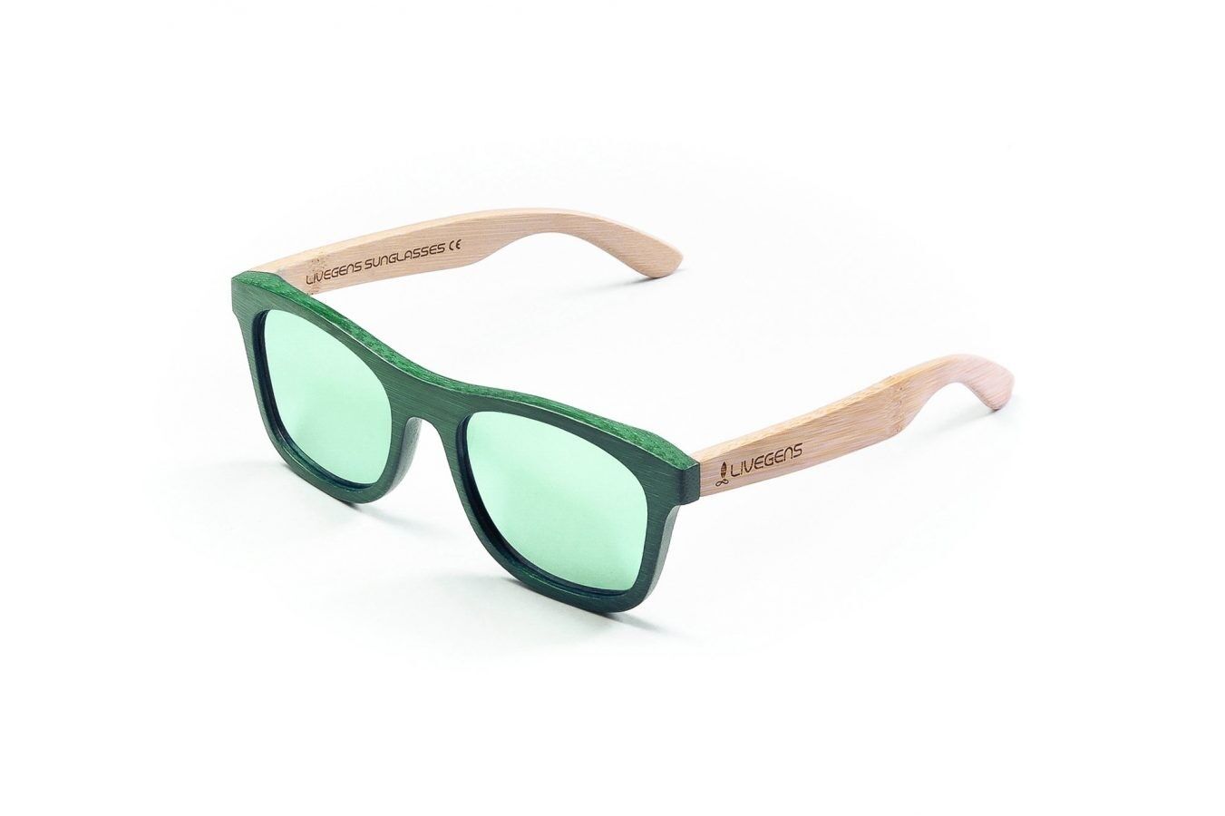 Lunettes de soleil en bambou Livegens Cantabric