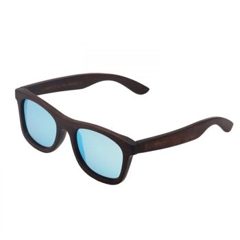 Lunettes de soleil en bambou Livegens Ice Blue 1