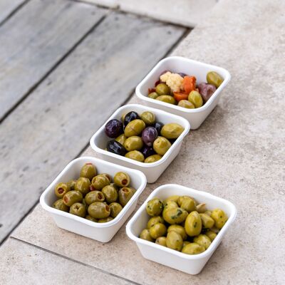 Olives cocktail (olives noire, vertes, violettes) VRAC