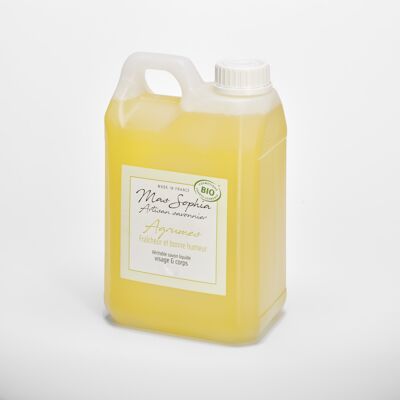 Vrac savon liquide BIO parfumé aux agrumes 5 litres