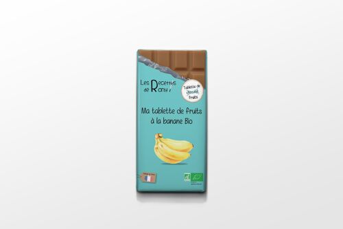 Tablette de fruits à la banane bio