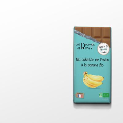 Tablette de fruits à la banane bio