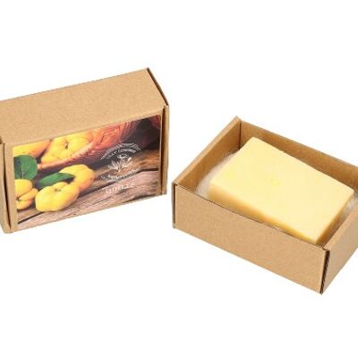 Quince soap in a gift box