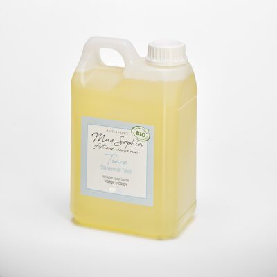 Vrac savon liquide BIO parfum Tiare 5 Litres