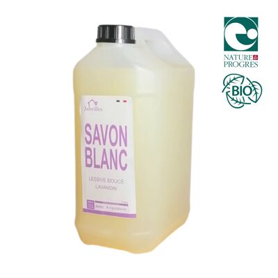 Jabón blanco LAVANDIN 5L, Lavandería Líquido Orgánico