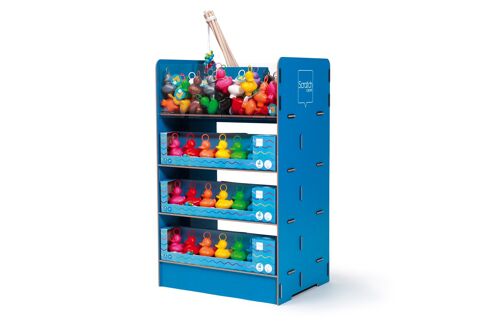 Scratch Active Play: PRESENTOIR pour CANARDS 41.6x53.2x87.9cm, en MDF, (produits non-inclus)