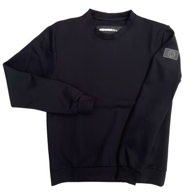 KRAKOW - Scuba fleece w/patch - BLACK